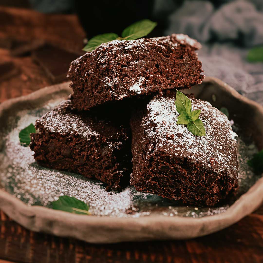 BROWNIES SIN GLUTEN CON MONK FRUIT SIN AZUCAR